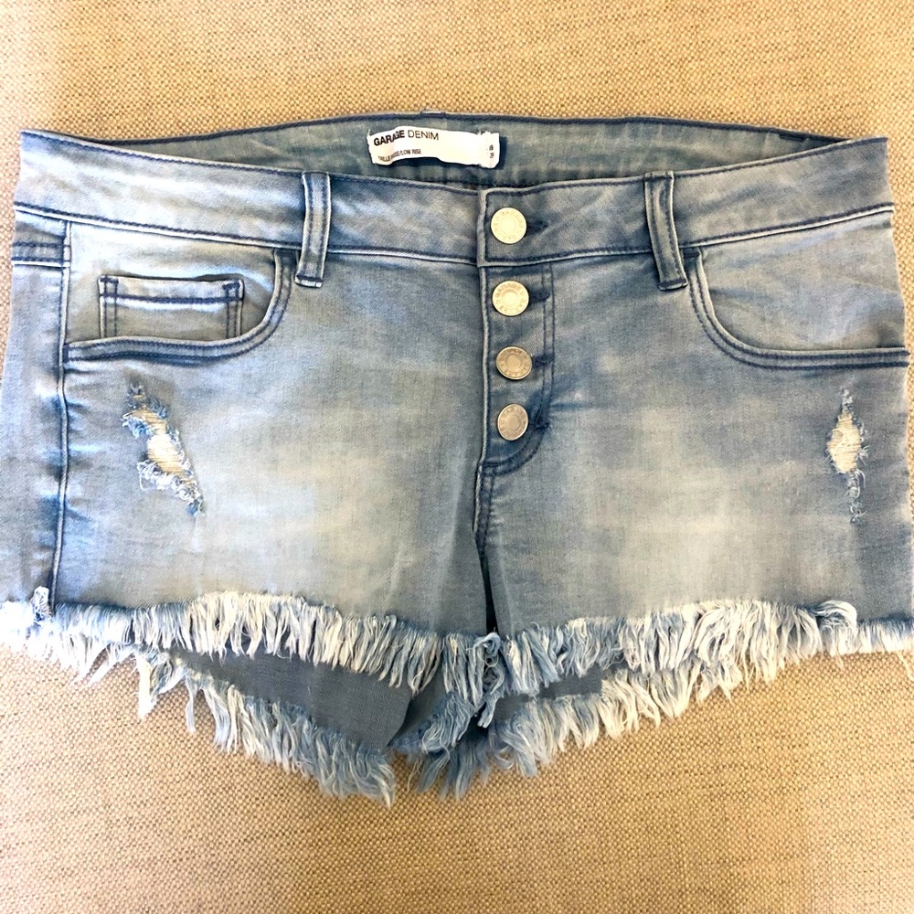 Denim shorts